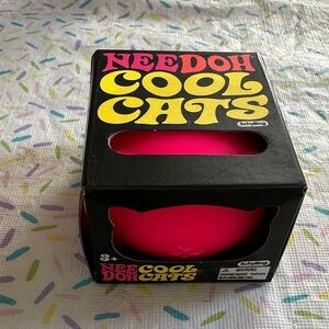 Needoh Cool Cats Pink Squeeze Toy in Box (price for each)